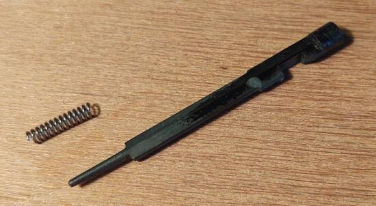 CZ-52-1 Military-style firing pin with return spring.