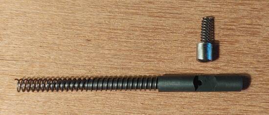 CZ-52-3 Heavy Competition firing pin and trigger enhancement, with return spring, firing pin detent, and firing pin detent spring.