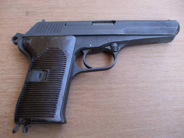 Release the CZ-52 slide from the frame.