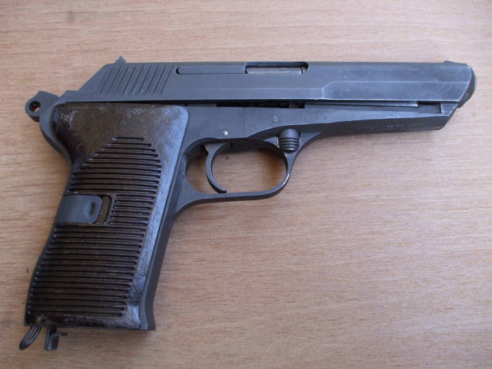 Release the CZ-52 slide from the frame.